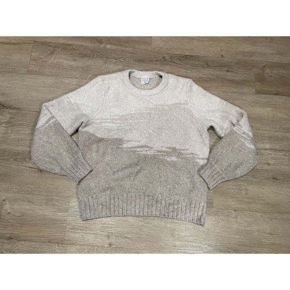 Abercrombie Kids Sweater Big Kids Size 17 / 18 Junior's Youth Brown Striped Teen - Picture 1 of 8